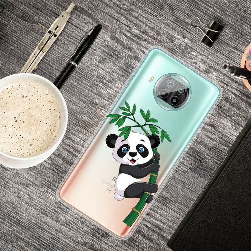 Cover Xiaomi Mi 10T Lite / Redmi Note 9 Pro 5G Panda På Bambus