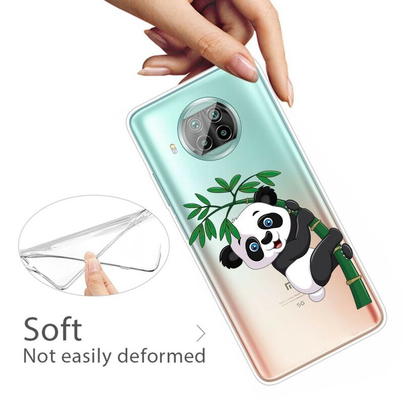 Cover Xiaomi Mi 10T Lite / Redmi Note 9 Pro 5G Panda På Bambus