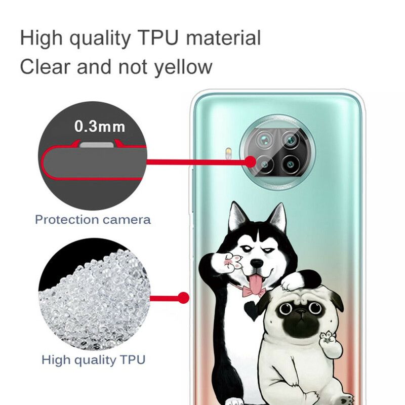 Cover Xiaomi Mi 10T Lite / Redmi Note 9 Pro 5G Sjove Hunde