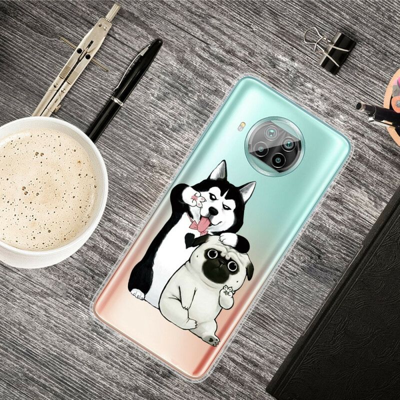 Cover Xiaomi Mi 10T Lite / Redmi Note 9 Pro 5G Sjove Hunde