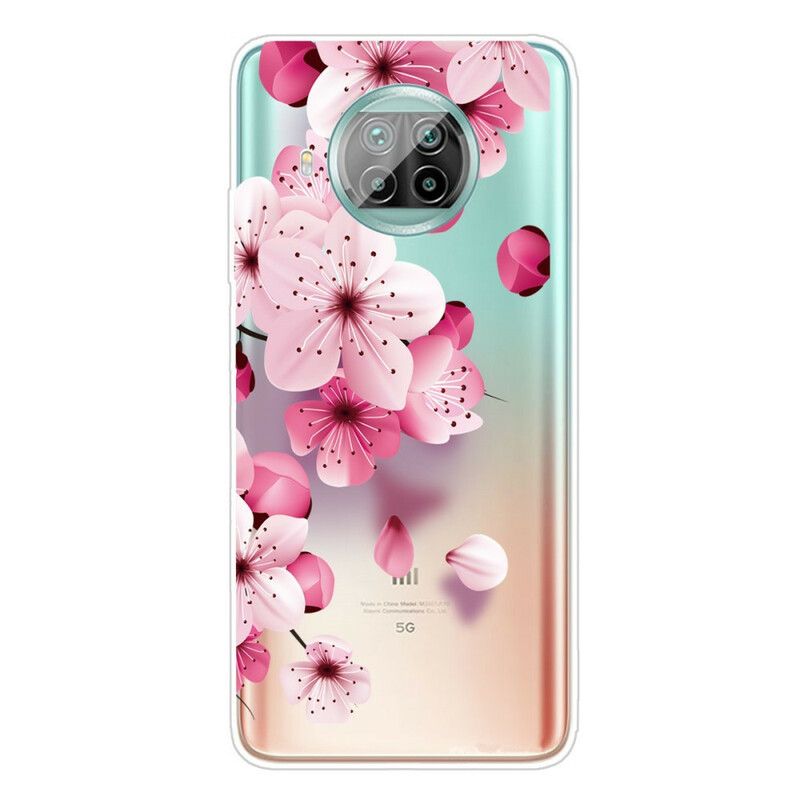 Cover Xiaomi Mi 10T Lite / Redmi Note 9 Pro 5G Små Lyserøde Blomster