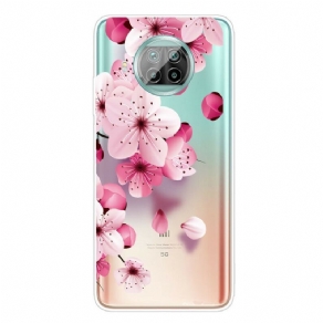 Cover Xiaomi Mi 10T Lite / Redmi Note 9 Pro 5G Små Lyserøde Blomster