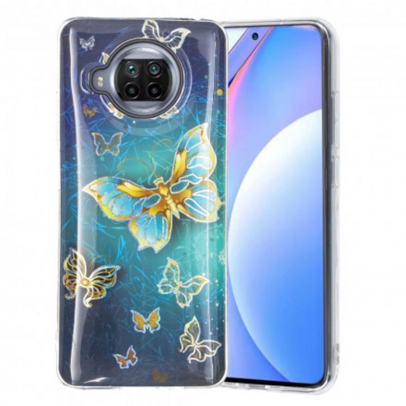 Cover Xiaomi Mi 10T Lite / Redmi Note 9 Pro 5G Sommerfugle Design