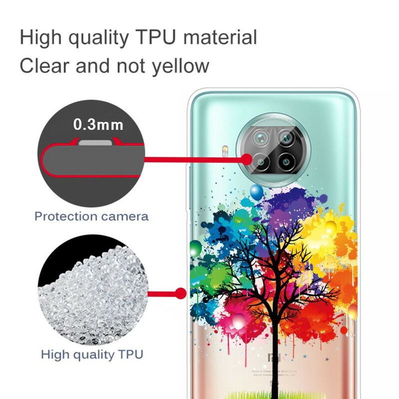 Cover Xiaomi Mi 10T Lite / Redmi Note 9 Pro 5G Transparent Træ