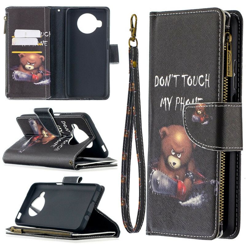 Flip Cover Xiaomi Mi 10T Lite / Redmi Note 9 Pro 5G Bear Lynlåslomme