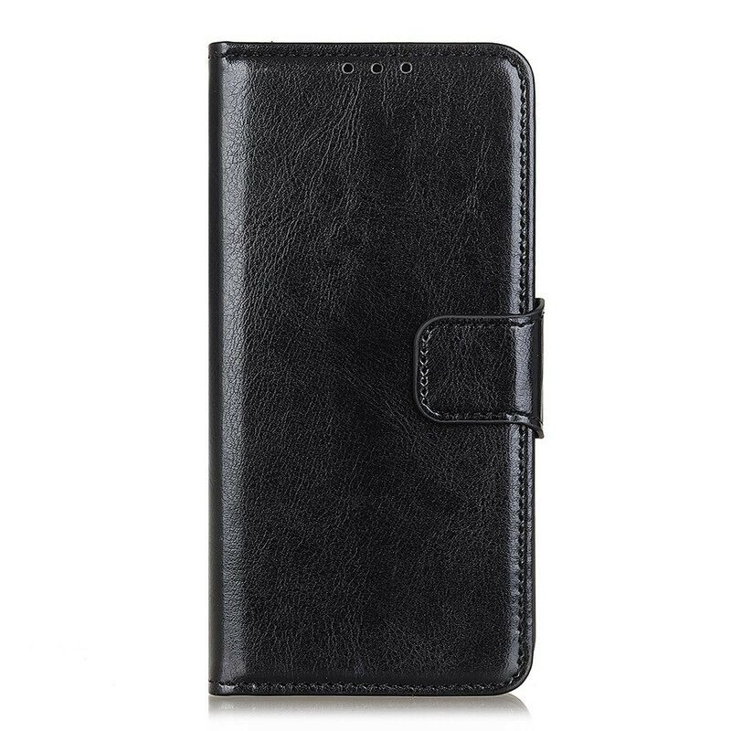 Flip Cover Xiaomi Mi 10T Lite / Redmi Note 9 Pro 5G Blankt Lædereffekt