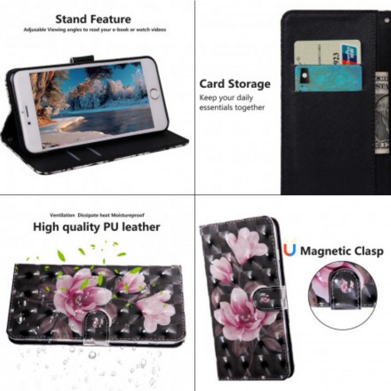 Flip Cover Xiaomi Mi 10T Lite / Redmi Note 9 Pro 5G Blomsterblomster