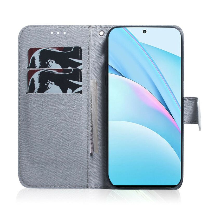 Flip Cover Xiaomi Mi 10T Lite / Redmi Note 9 Pro 5G Drømmende Løve