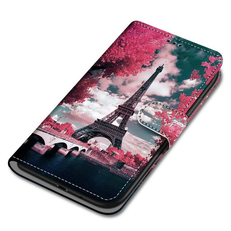 Flip Cover Xiaomi Mi 10T Lite / Redmi Note 9 Pro 5G Eiffeltårnet Om Sommeren