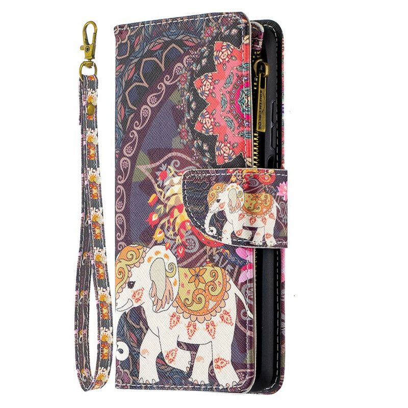 Flip Cover Xiaomi Mi 10T Lite / Redmi Note 9 Pro 5G Elefant Lynlåslomme