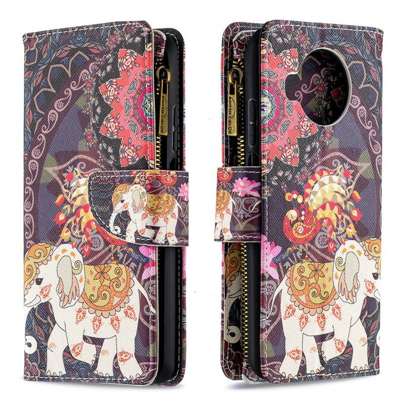 Flip Cover Xiaomi Mi 10T Lite / Redmi Note 9 Pro 5G Elefant Lynlåslomme