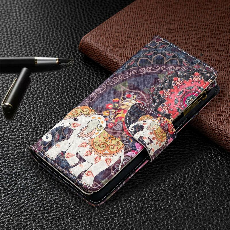 Flip Cover Xiaomi Mi 10T Lite / Redmi Note 9 Pro 5G Elefant Lynlåslomme