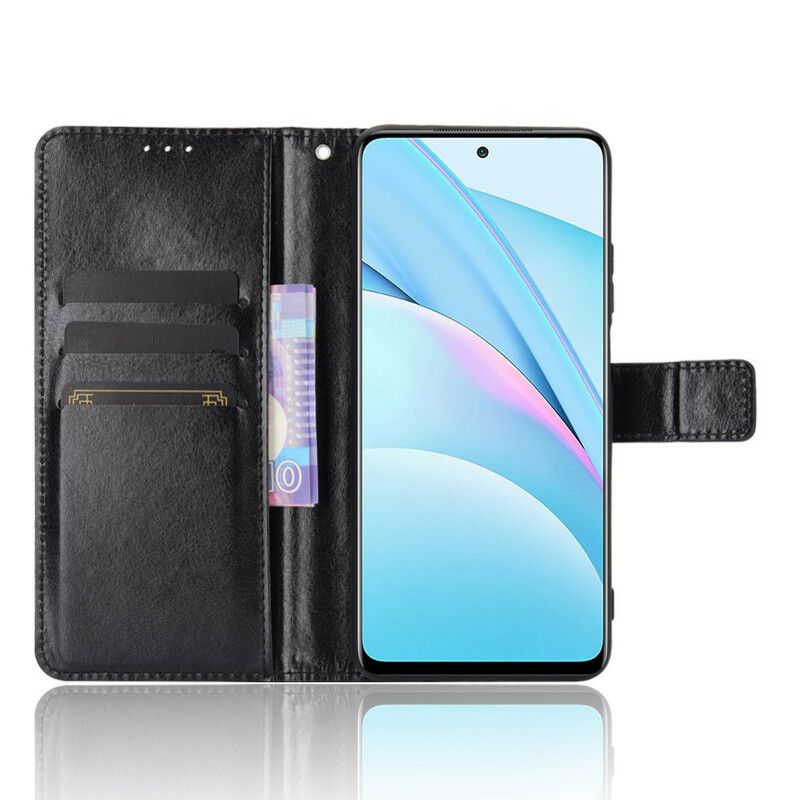 Flip Cover Xiaomi Mi 10T Lite / Redmi Note 9 Pro 5G Flashy Imiteret Læder