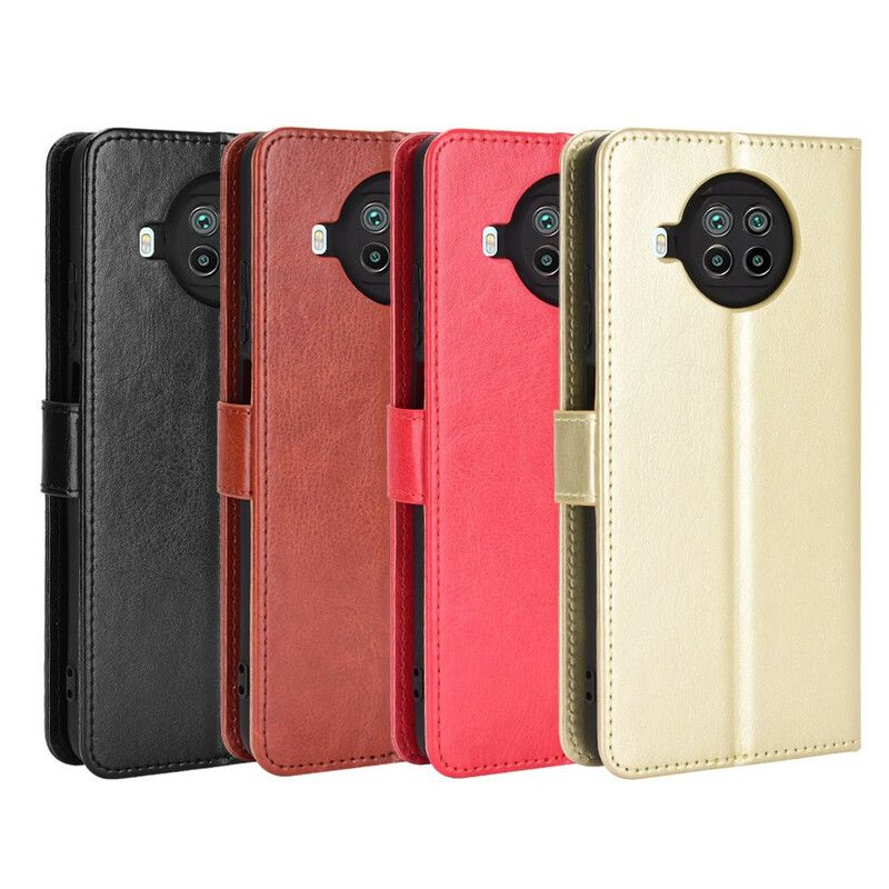 Flip Cover Xiaomi Mi 10T Lite / Redmi Note 9 Pro 5G Flashy Imiteret Læder