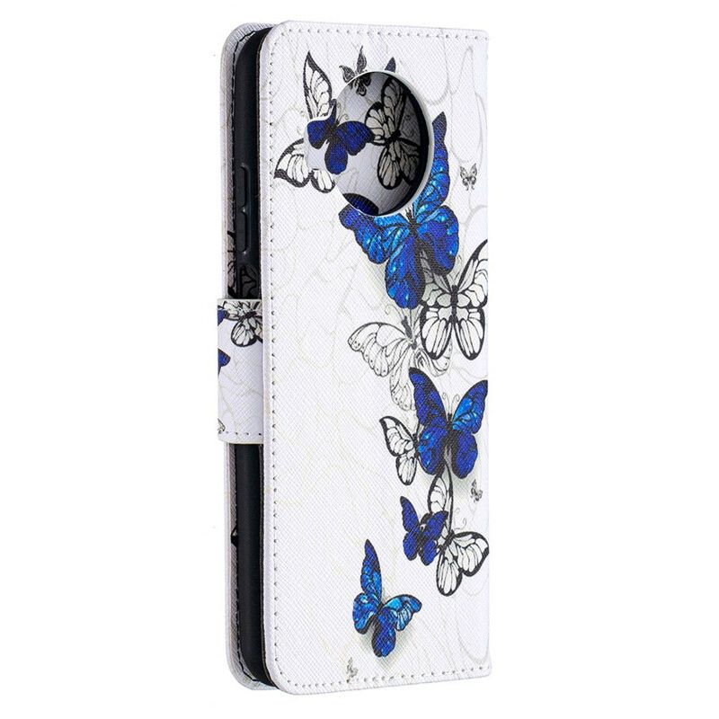 Flip Cover Xiaomi Mi 10T Lite / Redmi Note 9 Pro 5G Flyvende Sommerfugle