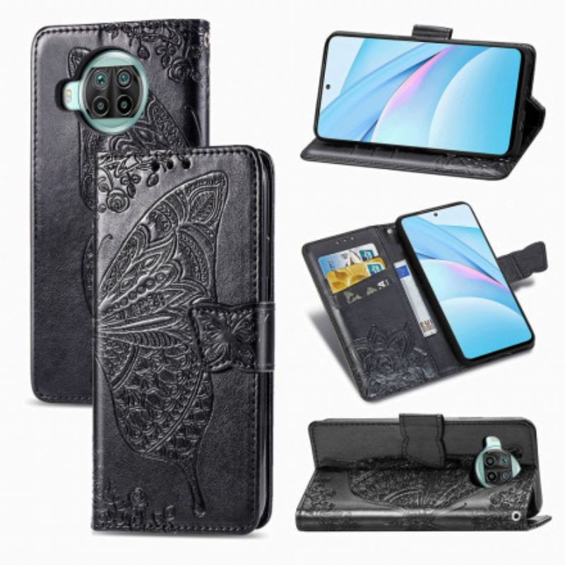 Flip Cover Xiaomi Mi 10T Lite / Redmi Note 9 Pro 5G Halve Sommerfugle