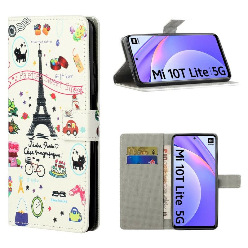 Flip Cover Xiaomi Mi 10T Lite / Redmi Note 9 Pro 5G Jeg Elsker Paris