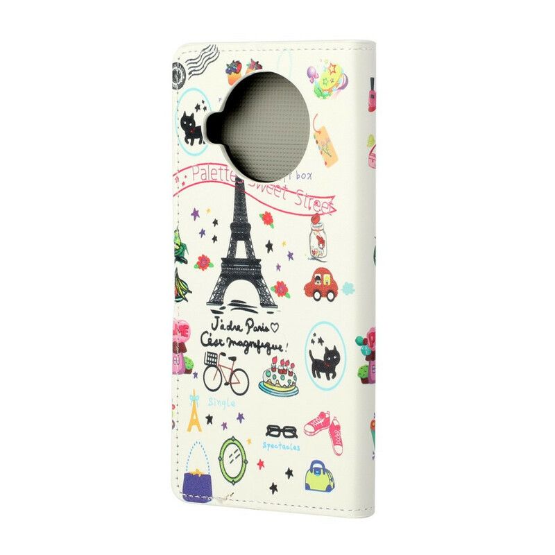 Flip Cover Xiaomi Mi 10T Lite / Redmi Note 9 Pro 5G Jeg Elsker Paris