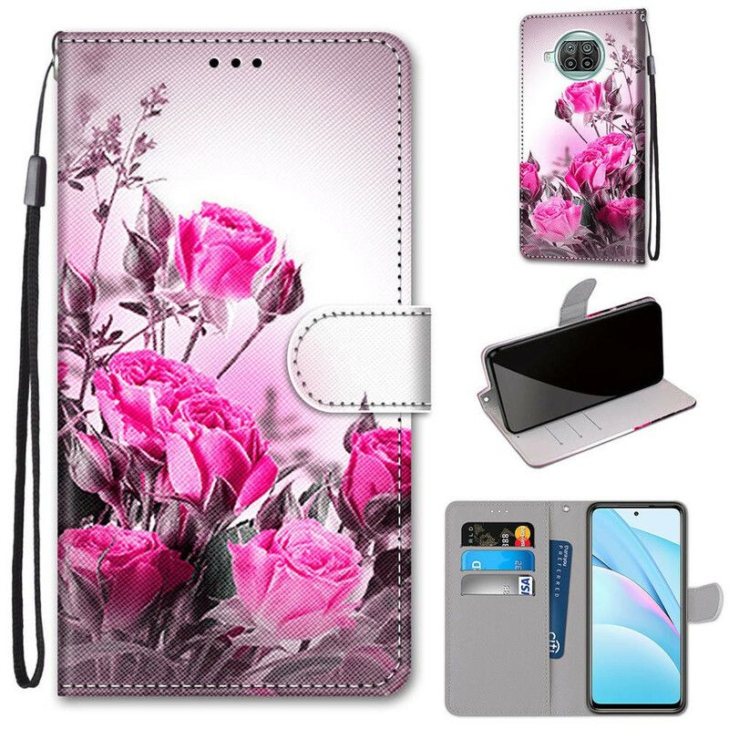 Flip Cover Xiaomi Mi 10T Lite / Redmi Note 9 Pro 5G Kun Blomster