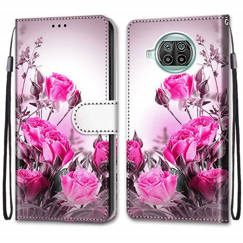 Flip Cover Xiaomi Mi 10T Lite / Redmi Note 9 Pro 5G Kun Blomster