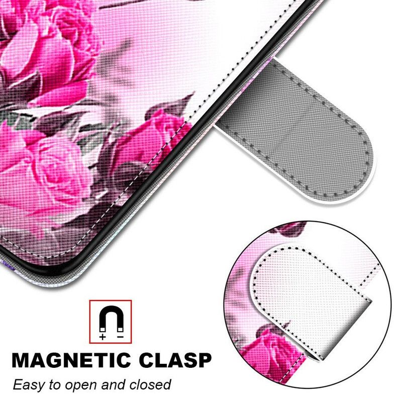 Flip Cover Xiaomi Mi 10T Lite / Redmi Note 9 Pro 5G Kun Blomster