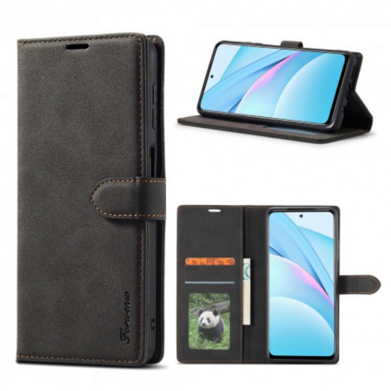 Flip Cover Xiaomi Mi 10T Lite / Redmi Note 9 Pro 5G Lædereffekt Forwenw