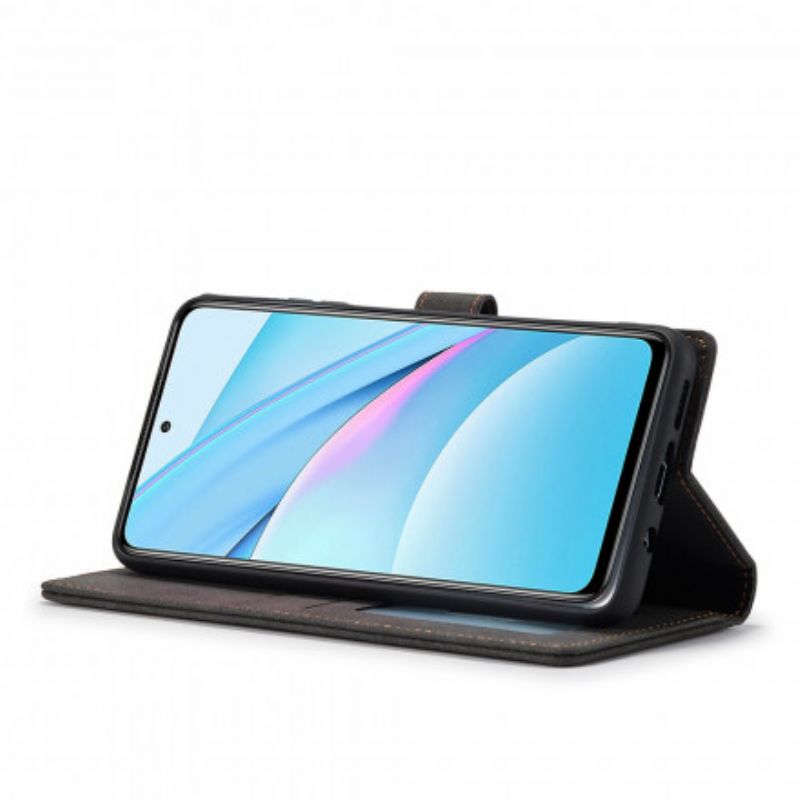 Flip Cover Xiaomi Mi 10T Lite / Redmi Note 9 Pro 5G Lædereffekt Forwenw