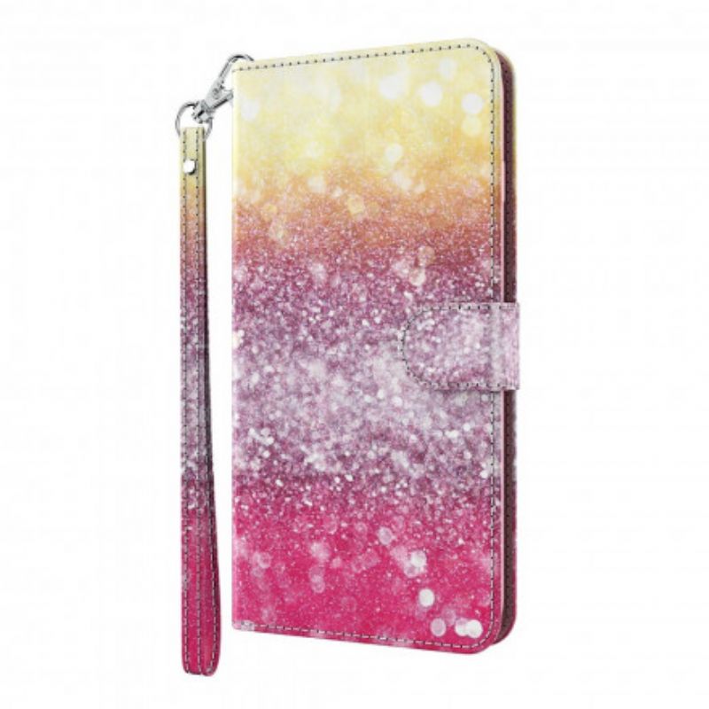 Flip Cover Xiaomi Mi 10T Lite / Redmi Note 9 Pro 5G Light Spot Magenta Glitter