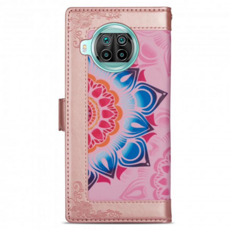 Flip Cover Xiaomi Mi 10T Lite / Redmi Note 9 Pro 5G Med Snor Strop Mandala