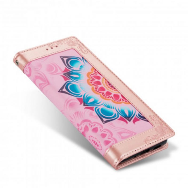 Flip Cover Xiaomi Mi 10T Lite / Redmi Note 9 Pro 5G Med Snor Strop Mandala