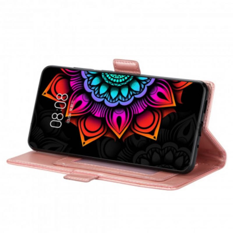 Flip Cover Xiaomi Mi 10T Lite / Redmi Note 9 Pro 5G Med Snor Strop Mandala