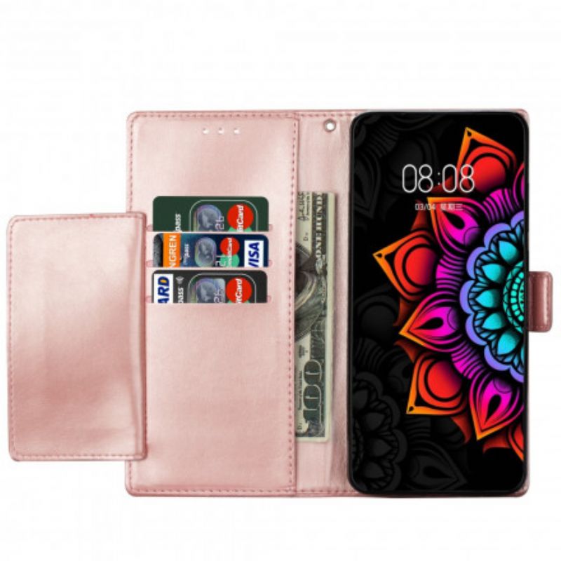 Flip Cover Xiaomi Mi 10T Lite / Redmi Note 9 Pro 5G Med Snor Strop Mandala