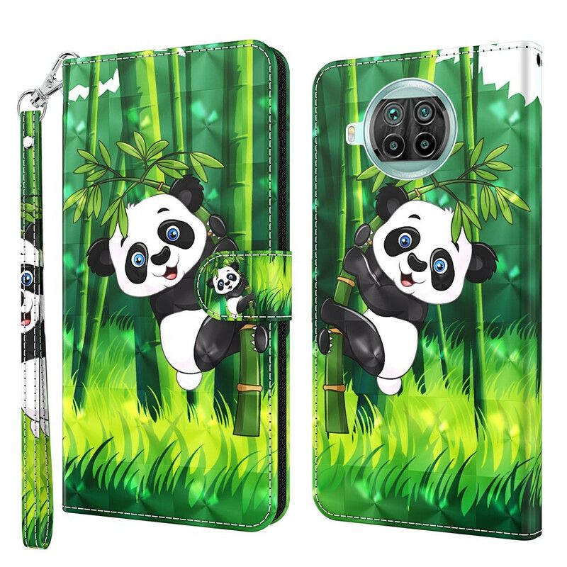 Flip Cover Xiaomi Mi 10T Lite / Redmi Note 9 Pro 5G Panda Og Bambus