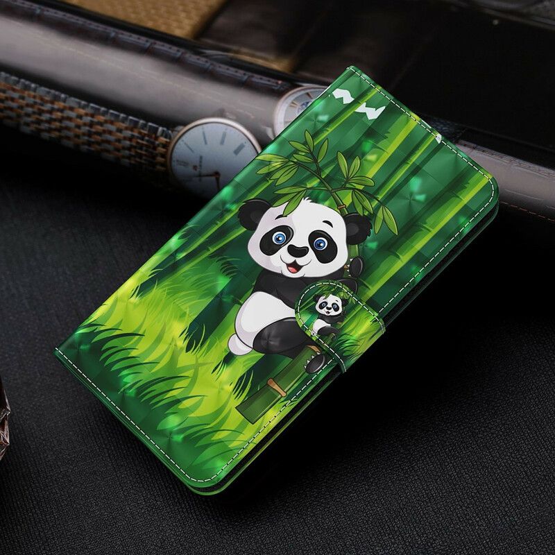 Flip Cover Xiaomi Mi 10T Lite / Redmi Note 9 Pro 5G Panda Og Bambus