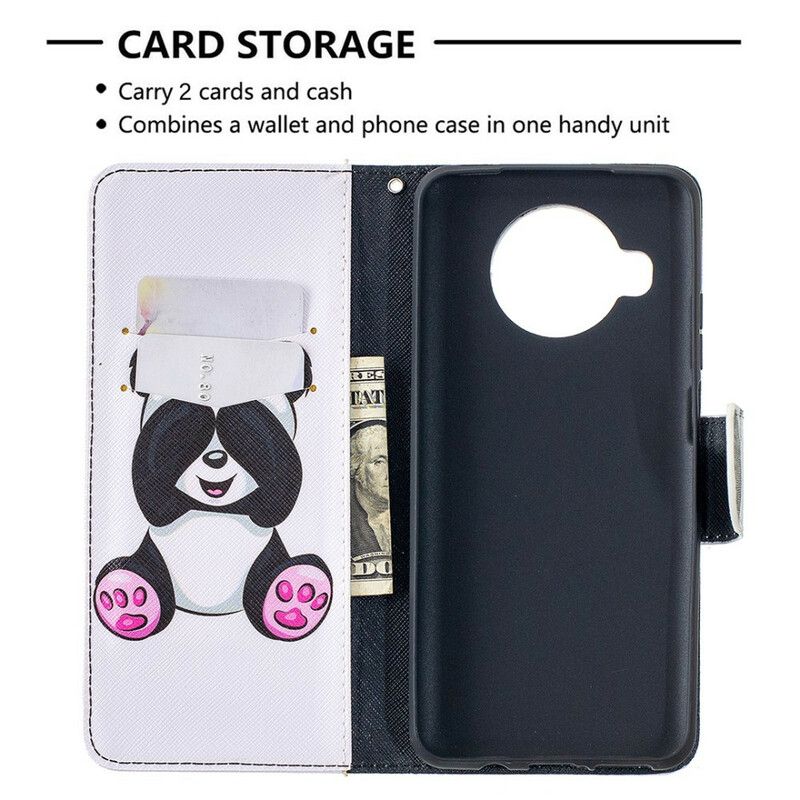 Flip Cover Xiaomi Mi 10T Lite / Redmi Note 9 Pro 5G Panda Sjov