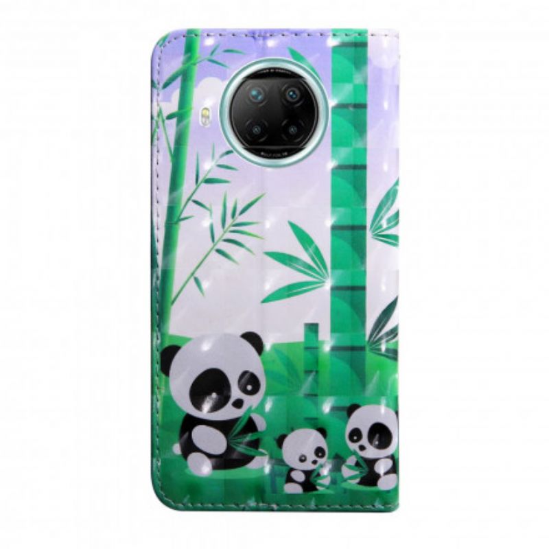 Flip Cover Xiaomi Mi 10T Lite / Redmi Note 9 Pro 5G Pandafamilien