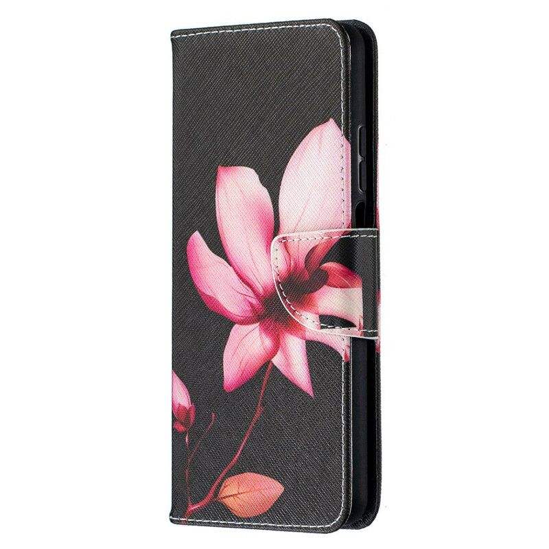 Flip Cover Xiaomi Mi 10T Lite / Redmi Note 9 Pro 5G Pink Blomst