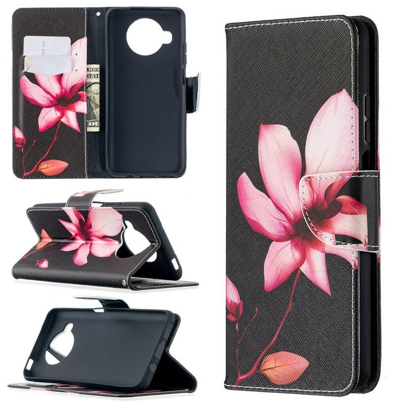 Flip Cover Xiaomi Mi 10T Lite / Redmi Note 9 Pro 5G Pink Blomst