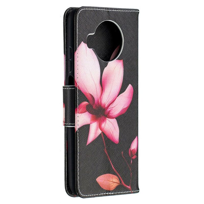 Flip Cover Xiaomi Mi 10T Lite / Redmi Note 9 Pro 5G Pink Blomst