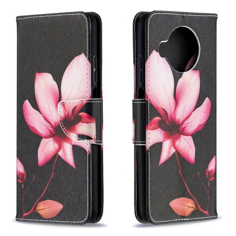 Flip Cover Xiaomi Mi 10T Lite / Redmi Note 9 Pro 5G Pink Blomst