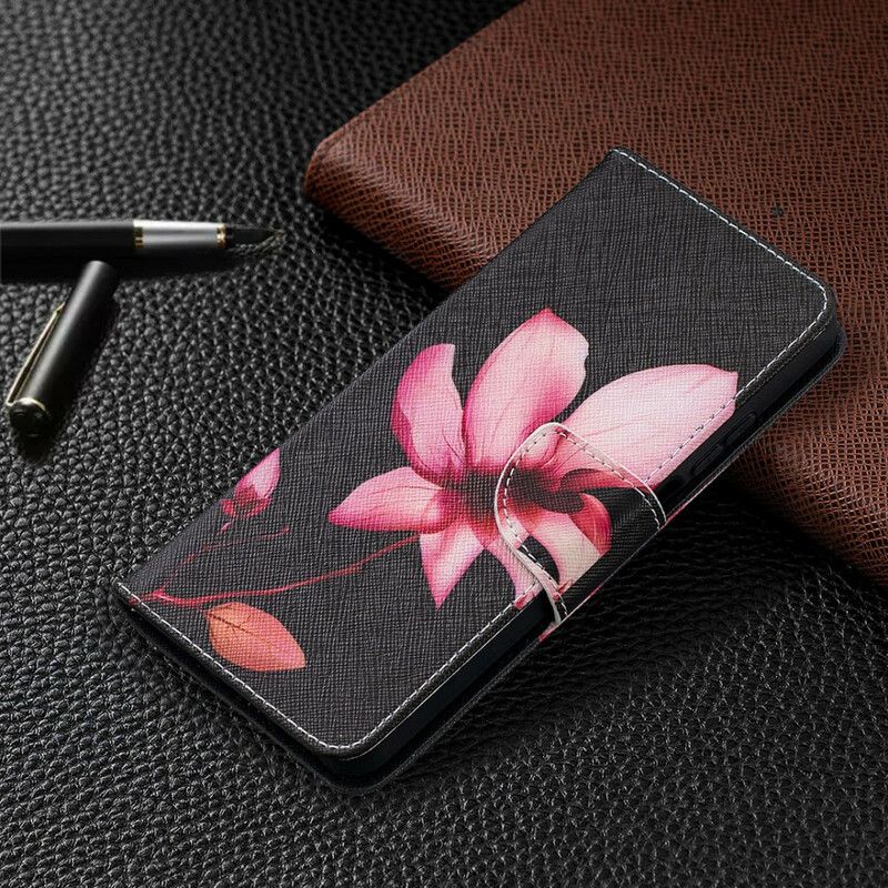 Flip Cover Xiaomi Mi 10T Lite / Redmi Note 9 Pro 5G Pink Blomst