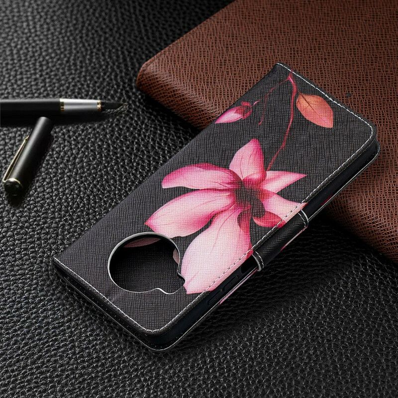 Flip Cover Xiaomi Mi 10T Lite / Redmi Note 9 Pro 5G Pink Blomst