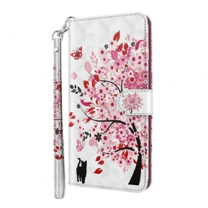 Flip Cover Xiaomi Mi 10T Lite / Redmi Note 9 Pro 5G Pink Træ