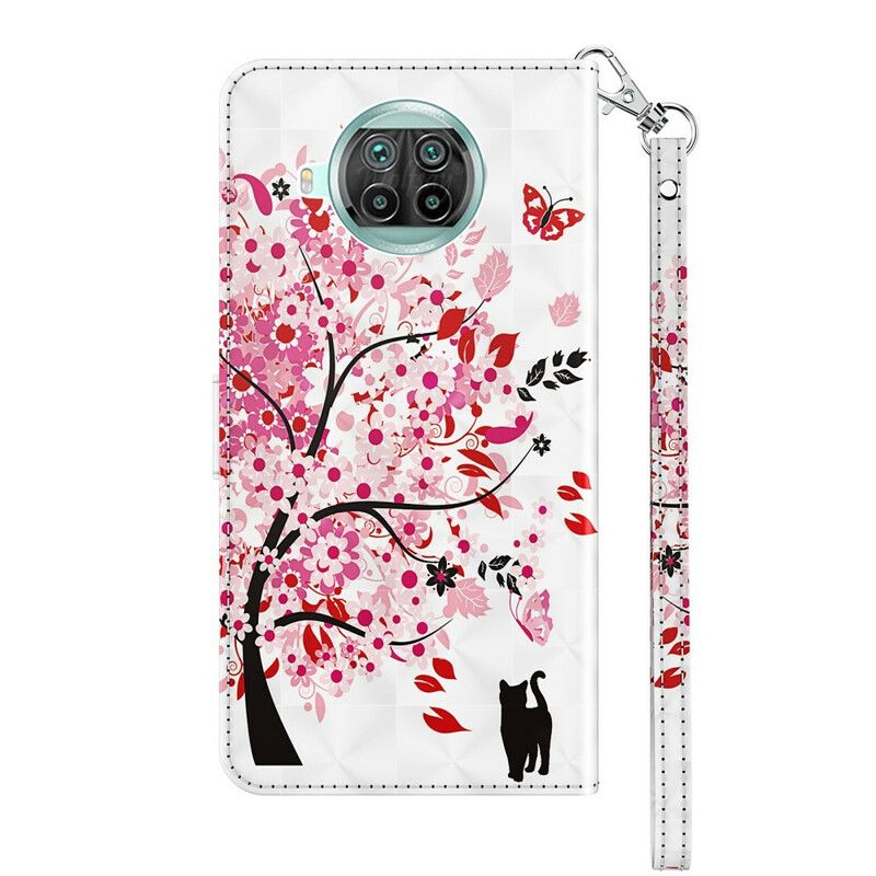 Flip Cover Xiaomi Mi 10T Lite / Redmi Note 9 Pro 5G Pink Træ