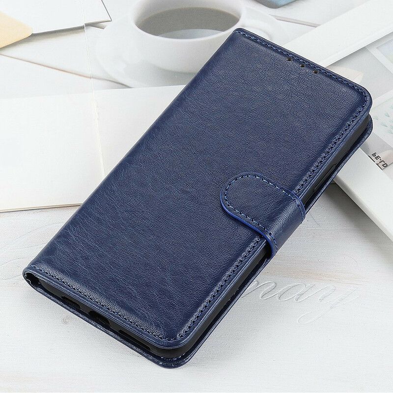 Flip Cover Xiaomi Mi 10T Lite / Redmi Note 9 Pro 5G Tekstureret Kunstlæder