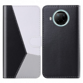 Flip Cover Xiaomi Mi 10T Lite / Redmi Note 9 Pro 5G Tricolor Lædereffekt