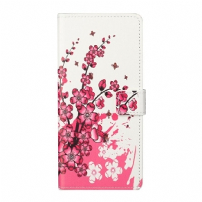 Flip Cover Xiaomi Mi 10T Lite / Redmi Note 9 Pro 5G Tropiske Blomster