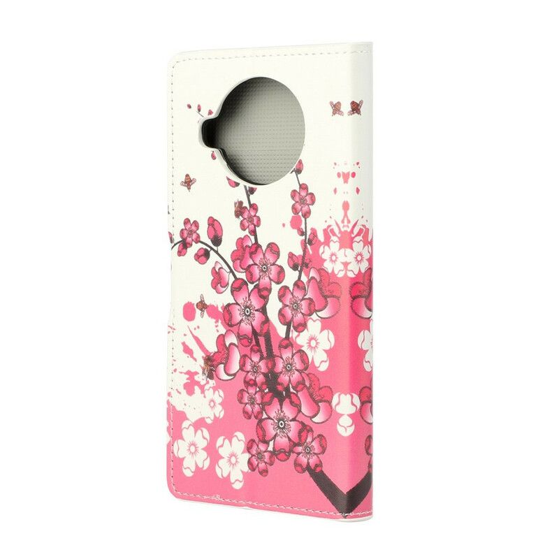 Flip Cover Xiaomi Mi 10T Lite / Redmi Note 9 Pro 5G Tropiske Blomster