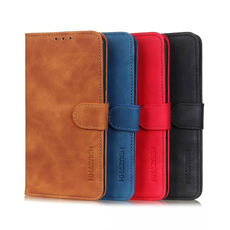 Flip Cover Xiaomi Mi 10T Lite / Redmi Note 9 Pro 5G Vintage Lædereffekt Khazneh