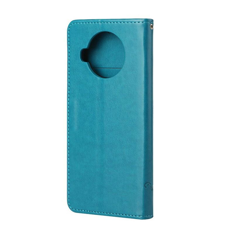 Læder Cover Xiaomi Mi 10T Lite / Redmi Note 9 Pro 5G Asiatiske Sommerfugle